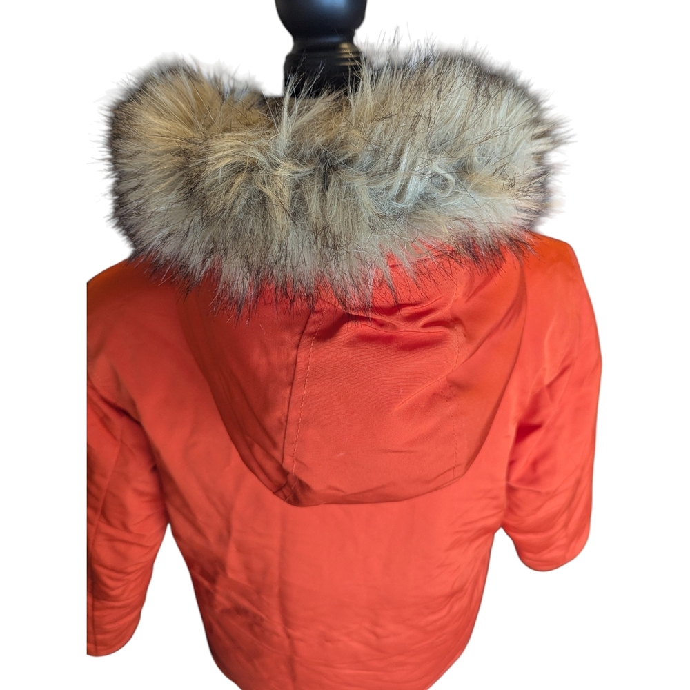Gap Kids Orange Heavyweight Parka Size XL - Picture 4 of 8